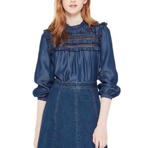 🆕 Kate Spade Denim Indigo Blouse